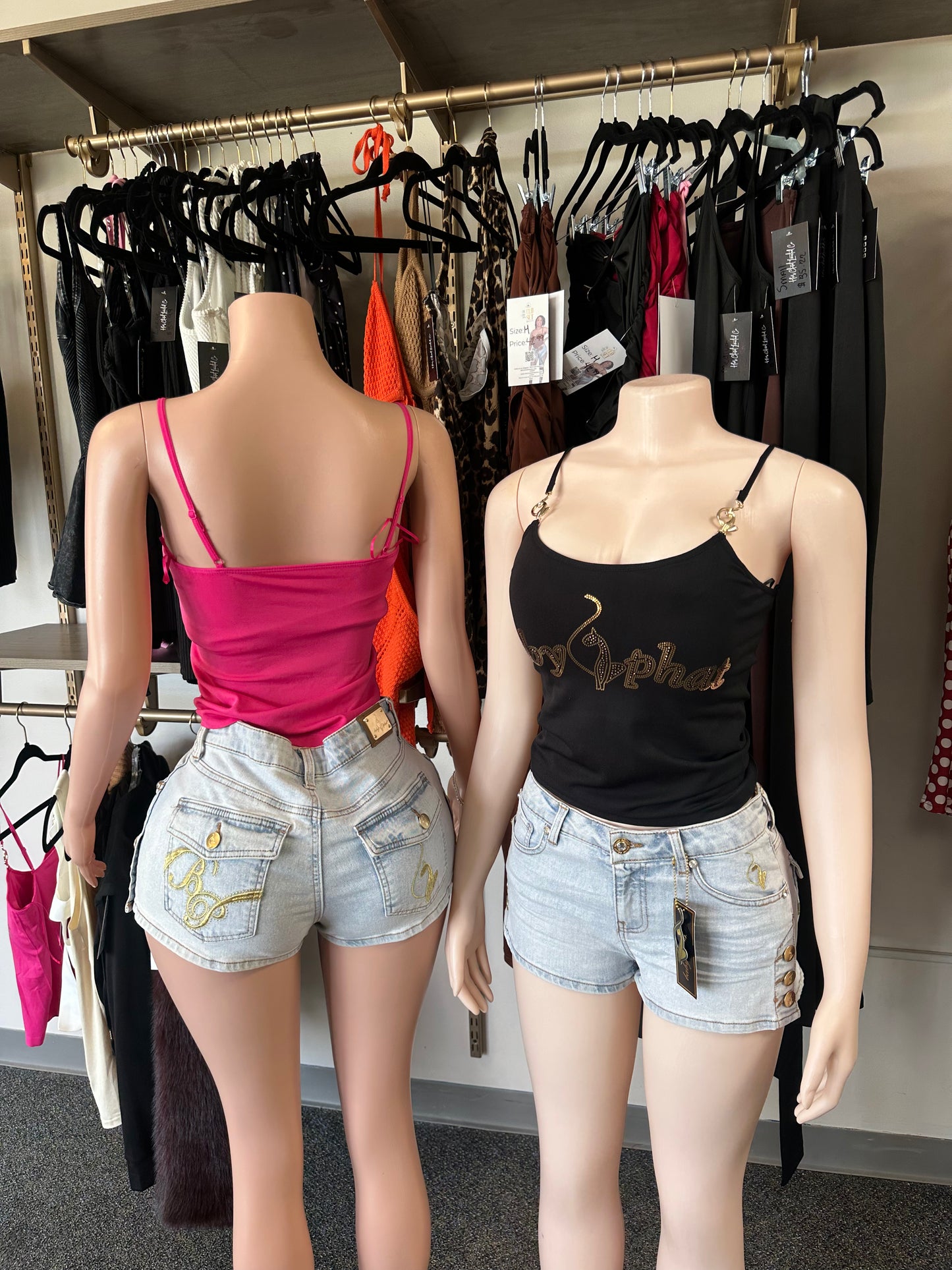 Y2K Baddie Baby Phat Cami