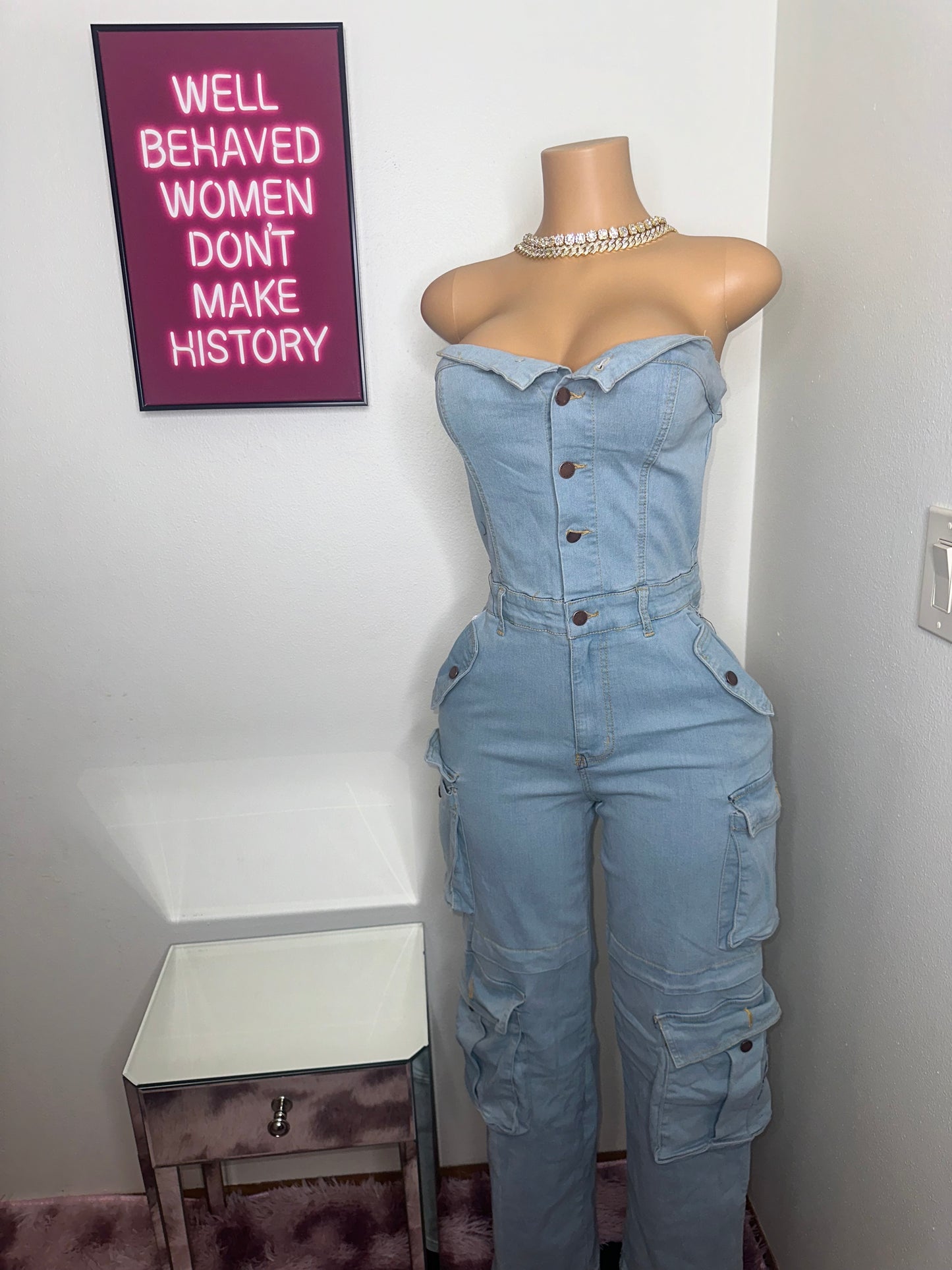 Mina Cargo Jumpsuit