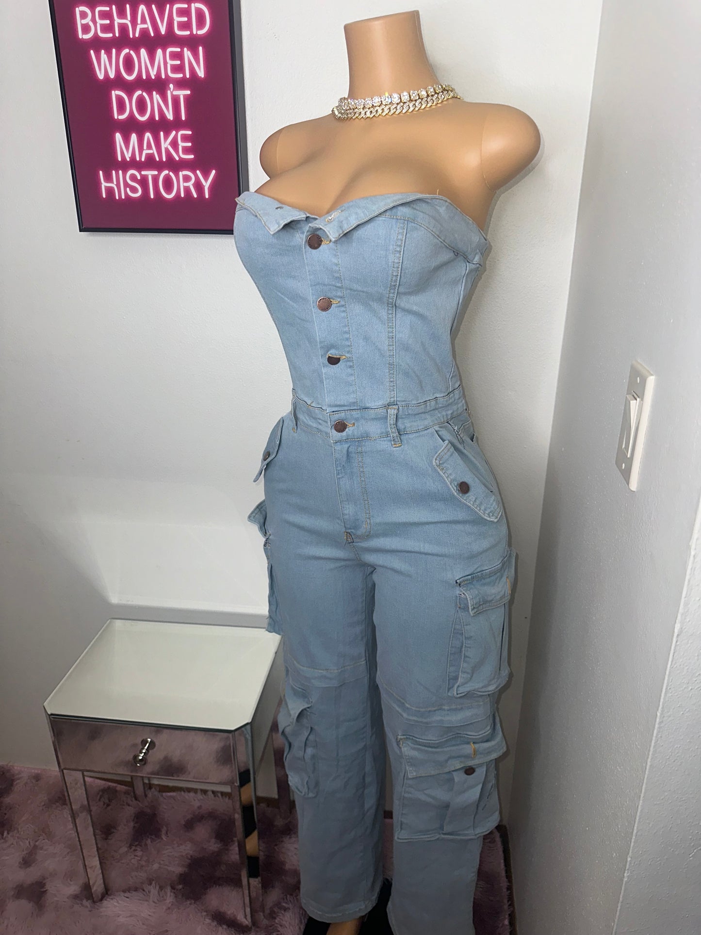 Mina Cargo Jumpsuit