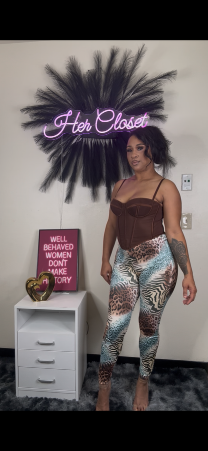 Somewhere In The Safari Leggings