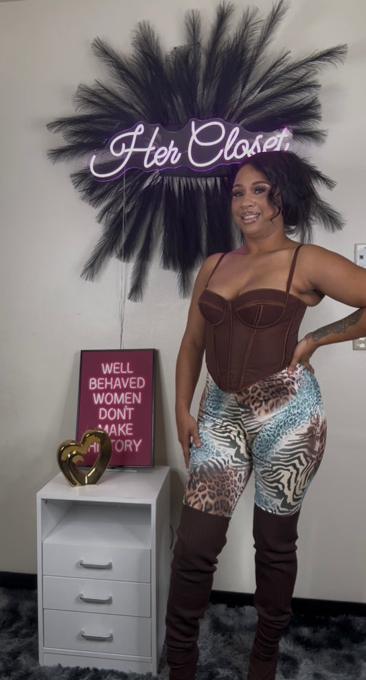 Your Mine Corset Top