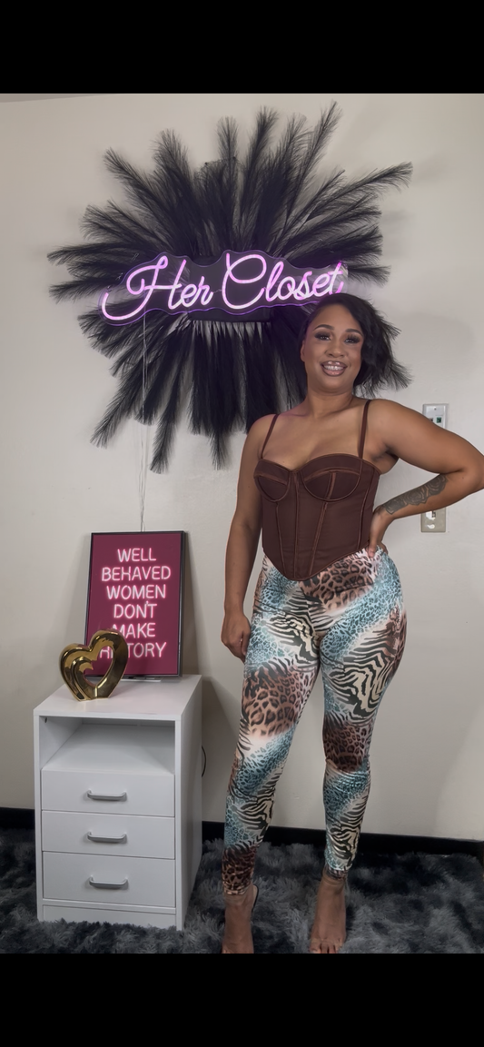 Somewhere In The Safari Leggings