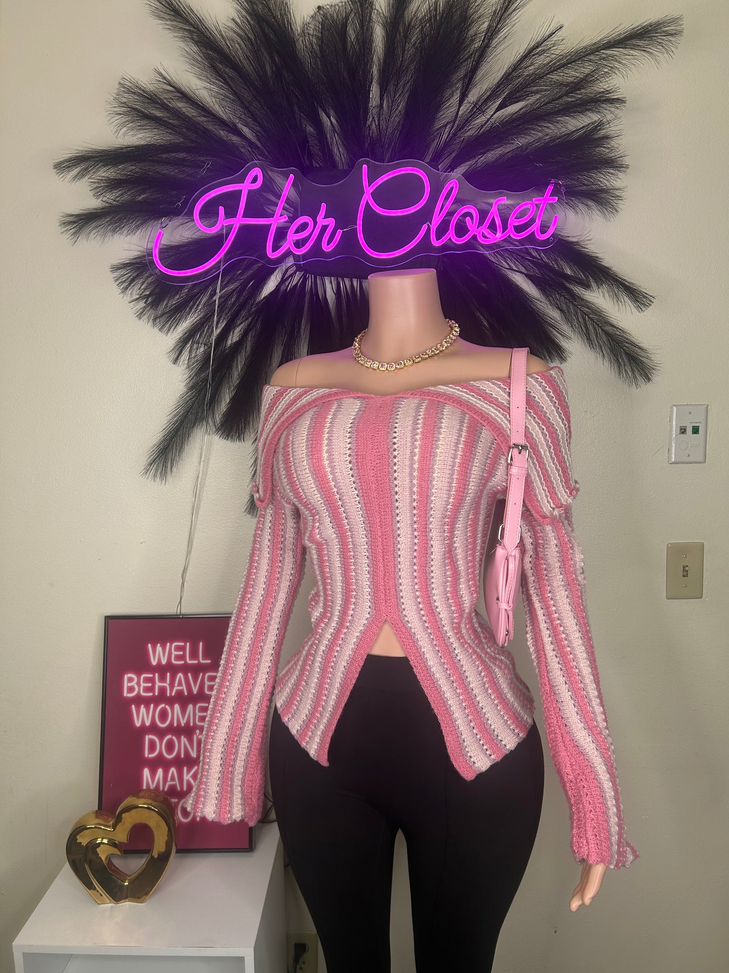 Shades Of Pink Sweater