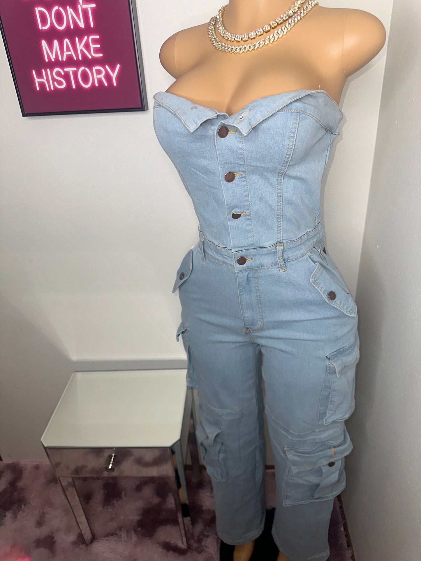 Mina Cargo Jumpsuit