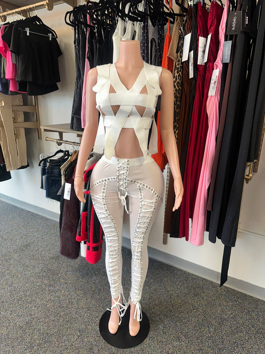 The Baddie Lace-Up Pants