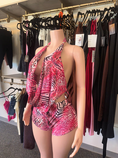 Pink Paradise Short Set