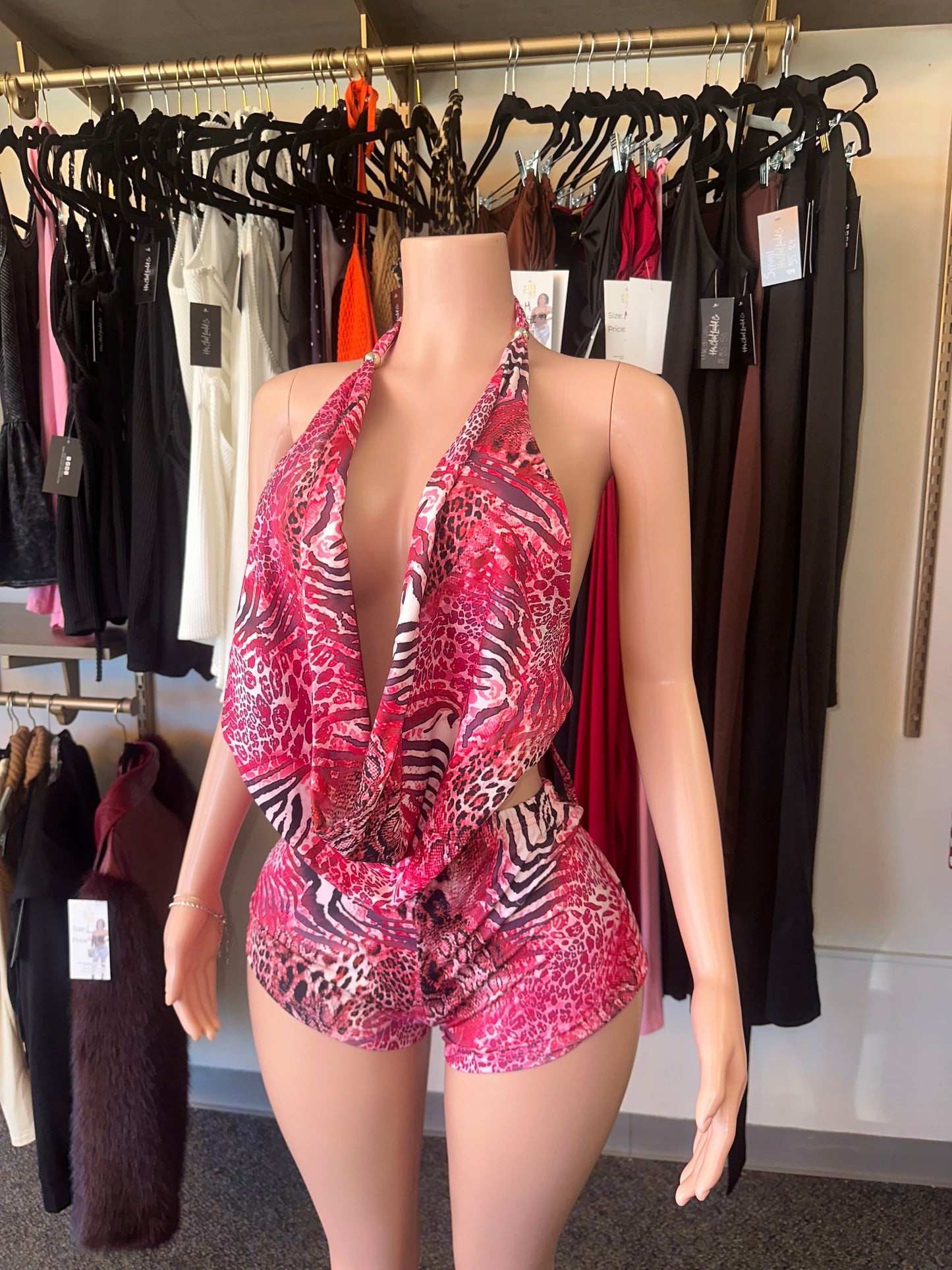 Pink Paradise Short Set