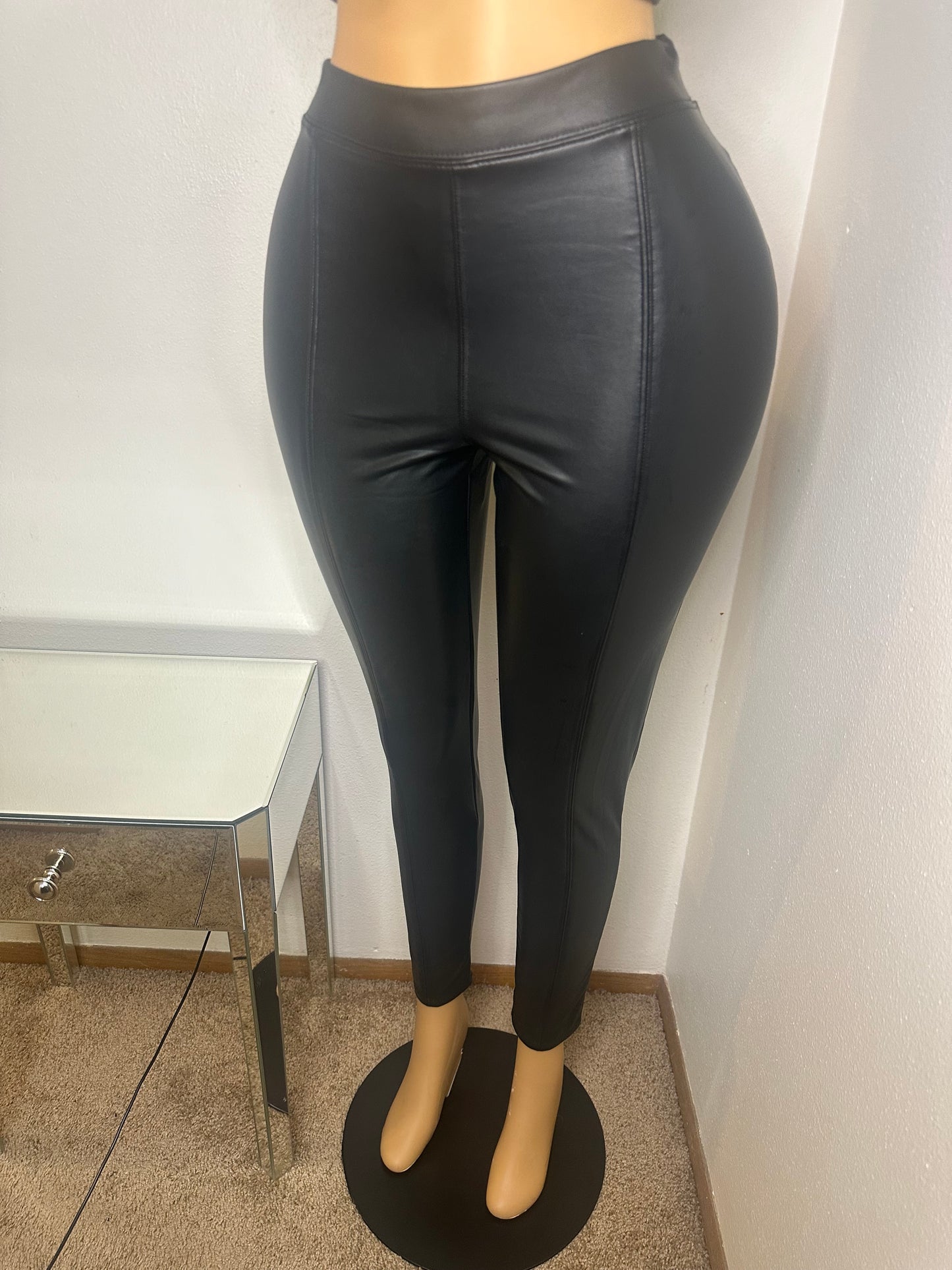 His Obsession Leather Leggings