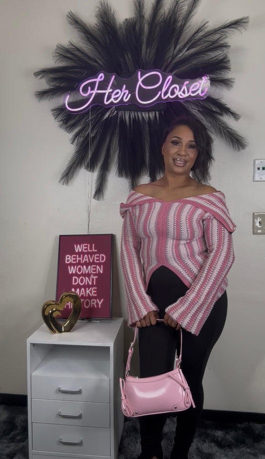 Shades Of Pink Sweater