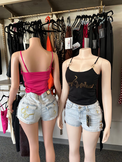 Y2K Baddie Baby Phat Cami